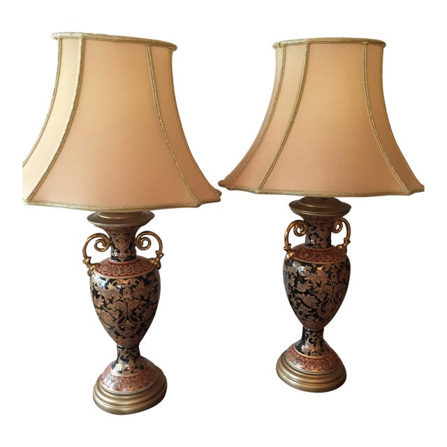 Bombay Company Table Lamps A Pair Chairish