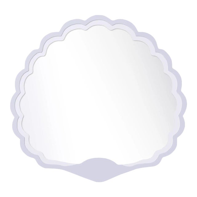 Fleur Home x Chairish Carnival Proteus Mirror in Spring Iris, 24x22 For Sale