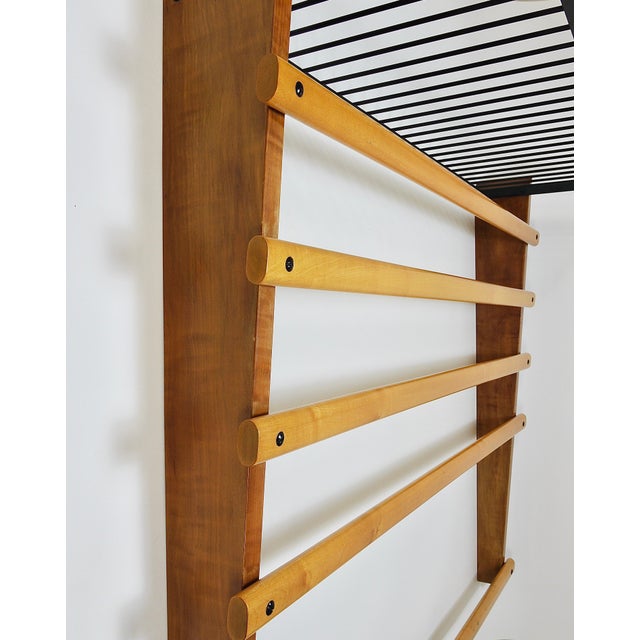 Coat Rack with Hat Rack in Brass, Walnut and Beech attributed to Carl Auböck, 1950s For Sale - Image 17 of 18