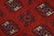 Turkmen Rug 10’1” X 12’6” Red Wool Vintage Tribal Hand-Knoted Carpet For Sale - Image 4 of 14