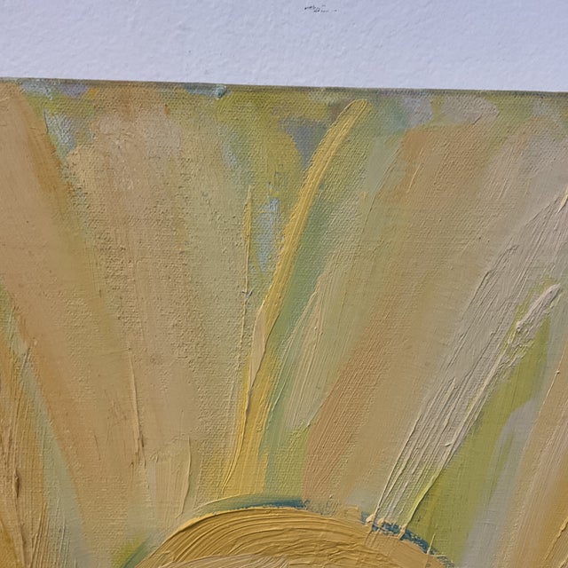 1970s 1970s Abstracted Figures Molly Schiff Oil Painting For Sale - Image 5 of 5