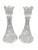 Vintage DePlomb 24% Lead Crystal Candlestick Holders - Set of 2 For Sale - Image 11 of 12