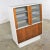 Wood Mid Century Modern Scandinavian Style China Display Cabinet W/ White Case & Teak Front For Sale - Image 7 of 13