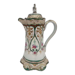 Antique Hand Painted Japanese Tea/Chocolate Pot