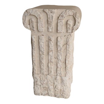 Vintage Mactan Stone Plinth For Sale