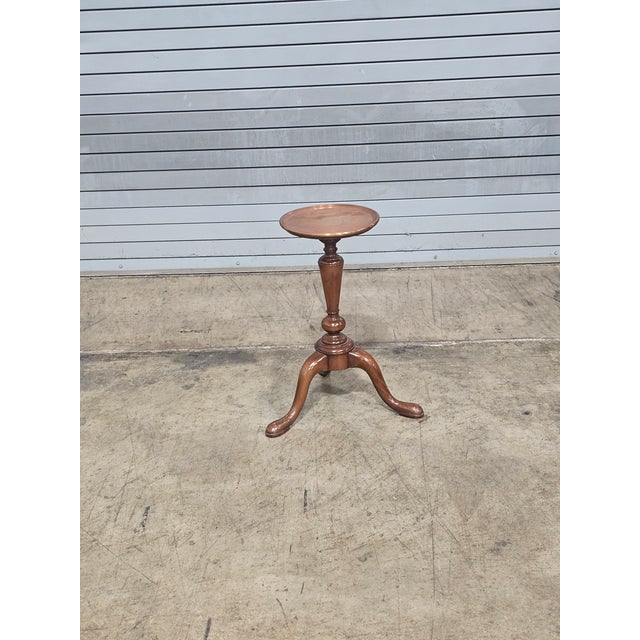 Late 20th Century Late 20th Century Kittinger Colonial WIlliamsburg Cw 149 Mahogany & Copper Top Kettle Stand For Sale - Image 5 of 13
