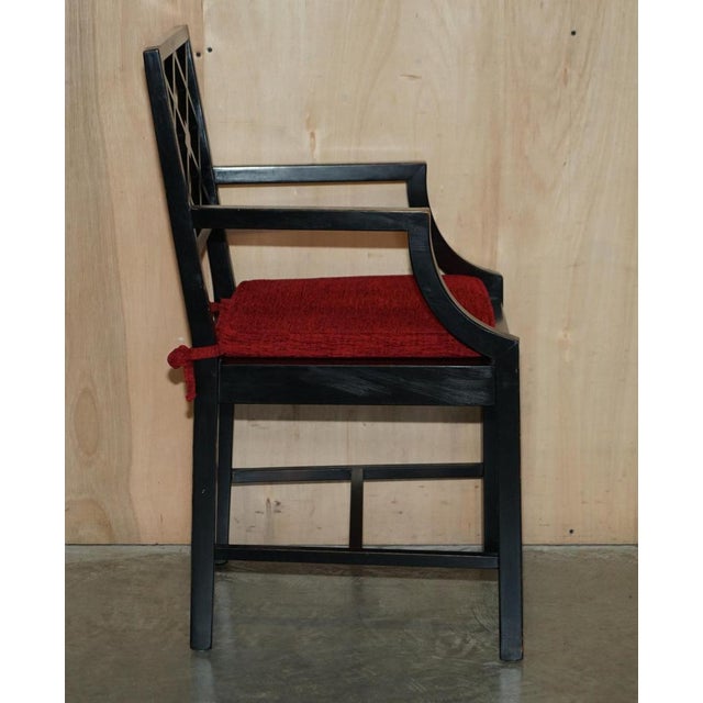 Vintage Chinese Ebonised Side Chairs, Set of 2 For Sale - Image 16 of 18