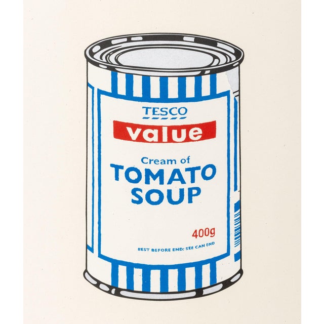 Contemporary Banksy "Soup Can: Original Colourway" Screenprint For Sale - Image 3 of 9