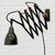 1940s Vintgae Industrial Scissor Wall Lamp by Curt Fischer for Midgard / Industriewerke Auma, 1940s For Sale - Image 5 of 16