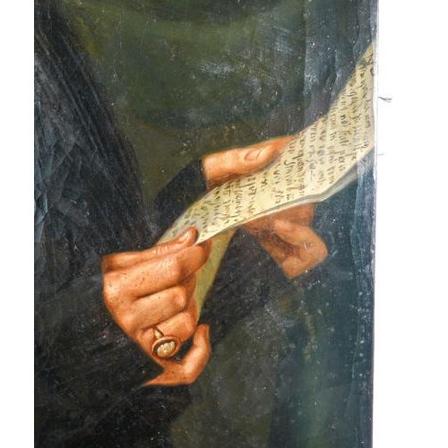 Agostino Cottolengo, Portrait of a Man, 1827, Oil Painting, Framed For Sale - Image 6 of 18