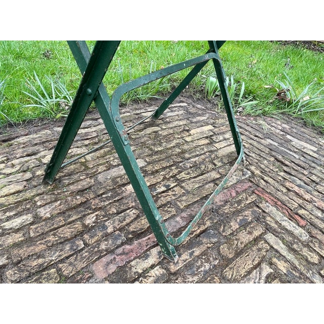 Vintage French Bistro Garden Table, 1930s For Sale - Image 12 of 18