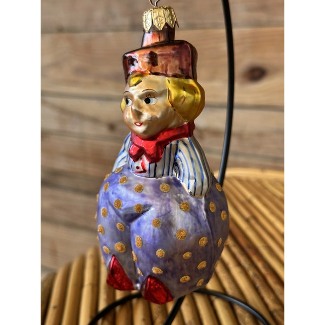1990s Christopher Radko Dutch Boy “Dutch Date” Ornament For Sale - Image 5 of 7