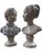 Pair of Vintage Italian White Ceramic Busts of a Boy & Girl, 15" For Sale - Image 4 of 8