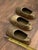 Brass Set of Three Vintage Brass Shoe-Shaped Pocket Ashtrays Made in G. L. India For Sale - Image 8 of 18