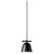 Black Black Matte Lighto T Gr Lamp with Black Chrome Cup by Jamie Hayon for Parachilna For Sale - Image 8 of 8