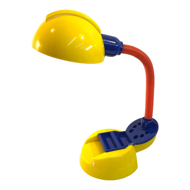 Vintage Memphis Design Gooseneck Desk Lamp For Sale