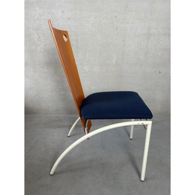 Vintage Chairs in Metal, Set of 6 For Sale - Image 6 of 9