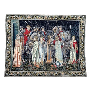 Aubusson Style Jacquard Tapestry, 1980s For Sale