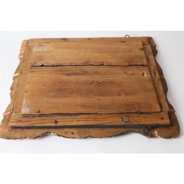 Small Baroque Mirror Ghost Mirror with Mirror Glass For Sale - Image 5 of 11