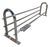 Art Deco Coat Rack in Chrome For Sale