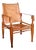Cognac Leather Safari Chair from Wilhelm Kienzle, 1950s For Sale
