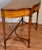 Brown 1920 Flint's Fine Furniture Regency Style Tiger Maple Console Table / Hall Table For Sale - Image 8 of 12