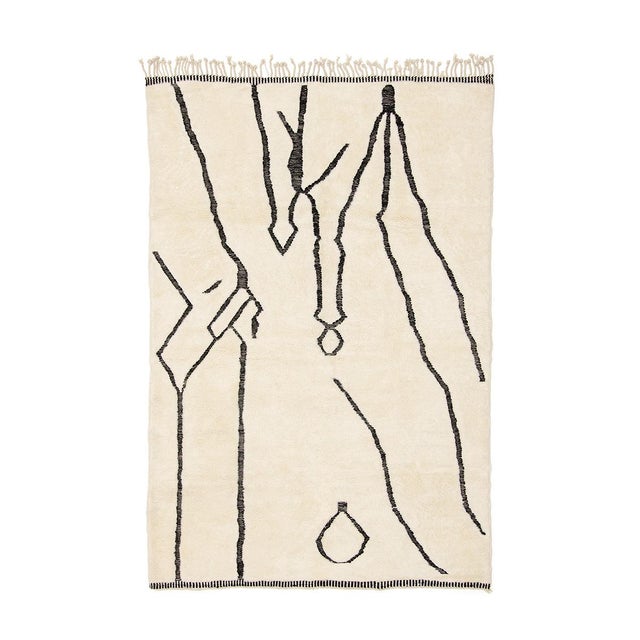 Hand-Knotted Wool Rug by Azele Studio For Sale - Image 12 of 12