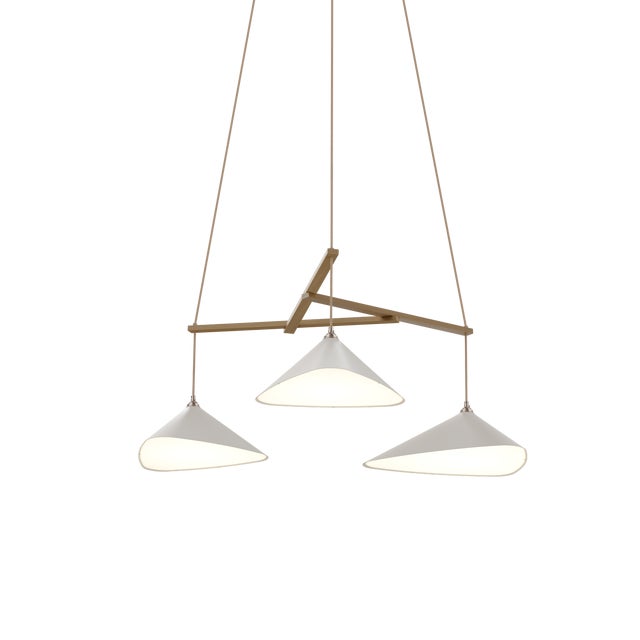 Emily Group of Three Hanging Light by Daniel Becker for Moss Objects For Sale - Image 6 of 6