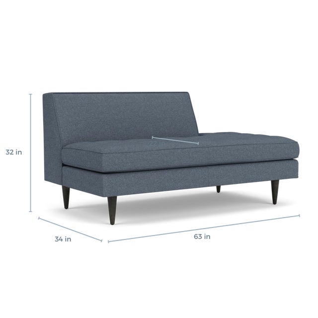 Textile Room and Board Reese Chaise For Sale - Image 7 of 7