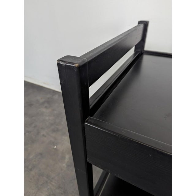 Scandinavian Serving Bar Cart For Sale - Image 4 of 6