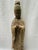 Brown 19th Century Chinese Hand-Carved Cypress Guanyin Buddhist Goddess Sculpture For Sale - Image 8 of 15