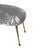 Black Mid-Century Black and White Geometric Footstool, Italy, 1950 For Sale - Image 8 of 9