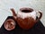 Ceramic Vintage Japanese Drip Glaze Stoneware Teapot For Sale - Image 7 of 11