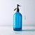Set of 4 1930s Argentine Blue Glass Seltzer Bottles, Hand-Restored in Buenos Aires For Sale - Image 4 of 9