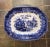 Early 1800s J and G Alcock Flow Blue "Circassia" Platter For Sale - Image 4 of 4