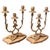 French Louis XVI Style '19th Century' Three Scroll Arm Candelabras - a Pair For Sale - Image 13 of 13