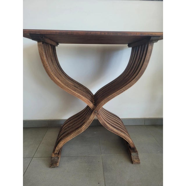 Italian Savonarola Entrance Console, 1890s For Sale - Image 3 of 11