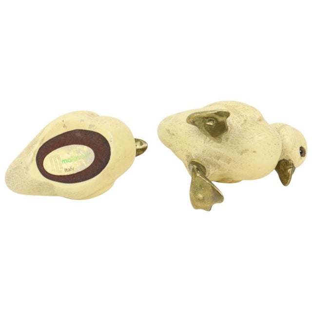 Duck Figurines in Resin and Brass from Malevolti, Italy, 1970s, Set of 2 For Sale - Image 10 of 13
