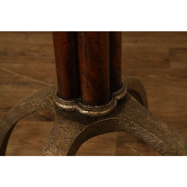 Theodore Alexander 'L'Usine' Round Bistro Accent Table For Sale - Image 11 of 18