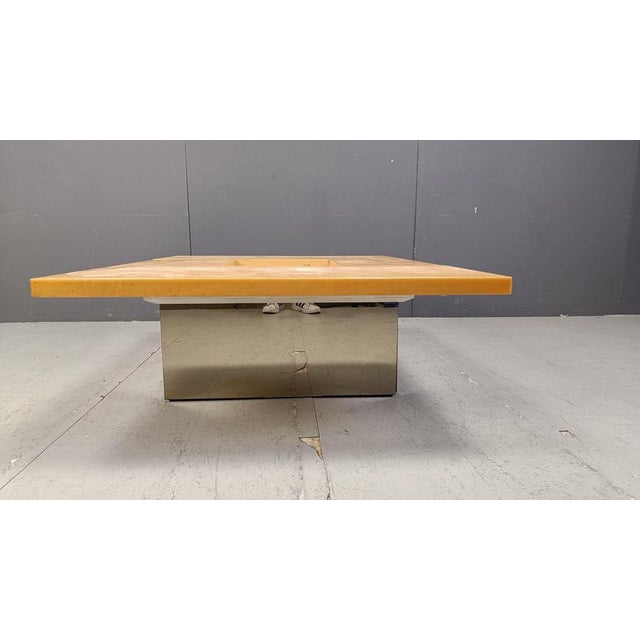 Vintage Ash Coffee Table attributed to Paul Michel, 1970s For Sale - Image 14 of 18