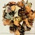 1980s Vintage Rustic Arts & Crafts Boho Chic Fall Mantel Centerpiece Topiaries - A Pair, Thanksgiving. For Sale - Image 13 of 16