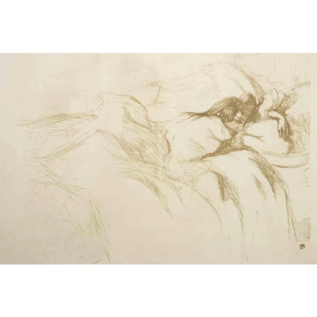 After H. de Toulouse-Lautrec, Femme couchée: Réveil, Lithograph, 1896 For Sale - Image 4 of 4