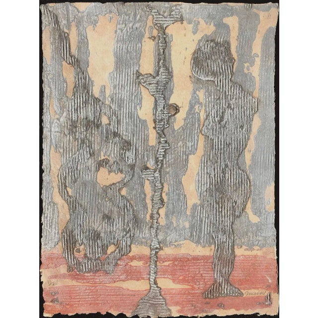 Contemporary 1992 Pierre-Marie Brisson Creation Carborundum Etching For Sale - Image 3 of 3