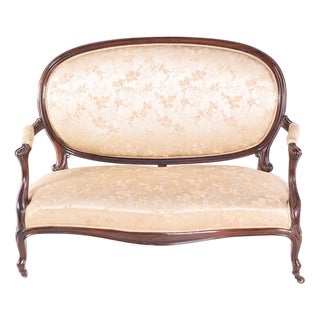 Antique Louis XV Style Rosewood Sofa For Sale