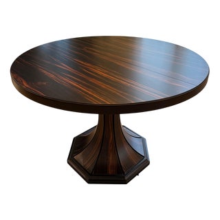 Extendable Dining Table in Macassar, 1970s For Sale