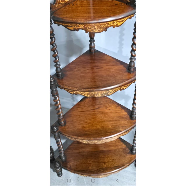 Victorian Corner Stands, 1880, Set of 2 For Sale - Image 10 of 11