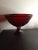 This is a GORGEOUS Cristal D Arques France 10" Ruby Red Pedestal Compote Bowl. Several other Cristal D Arques items sold...