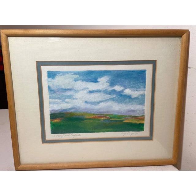 Up for sale is a high quality vintage original Leigh Royer pastel painting done in 1982. This lovely piece titled (West...