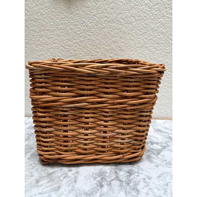 Earthy Rustic Wood Set of Storage Baskets, Set of Three For Sale In Sacramento - Image 6 of 6