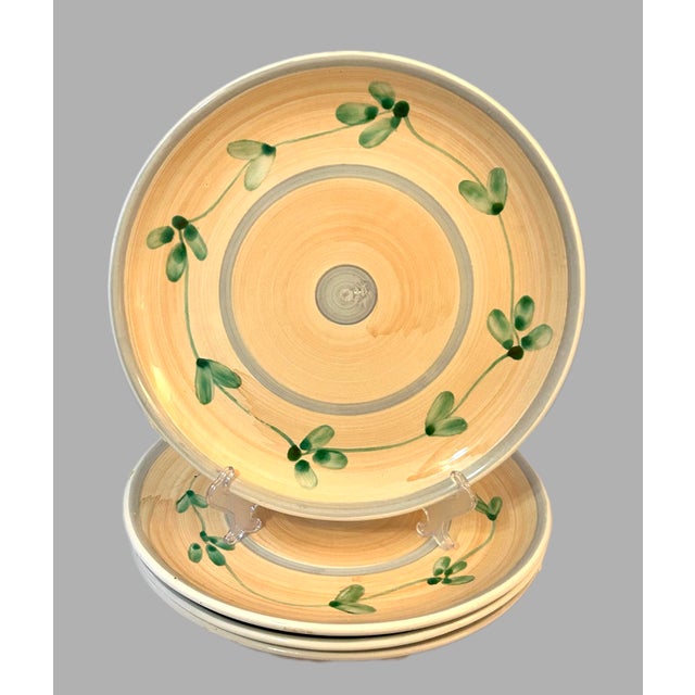 Italian Italian Hand Painted Plates & Bowls - Set of 12 For Sale - Image 3 of 11